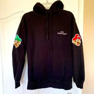 Mens Barney Cools size S Special Edition Super Mario Kart black hoodie.